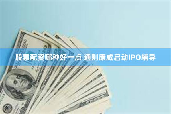 股票配资哪种好一点 通则康威启动IPO辅导