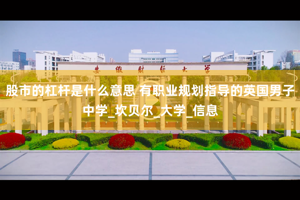 股市的杠杆是什么意思 有职业规划指导的英国男子中学_坎贝尔_大学_信息